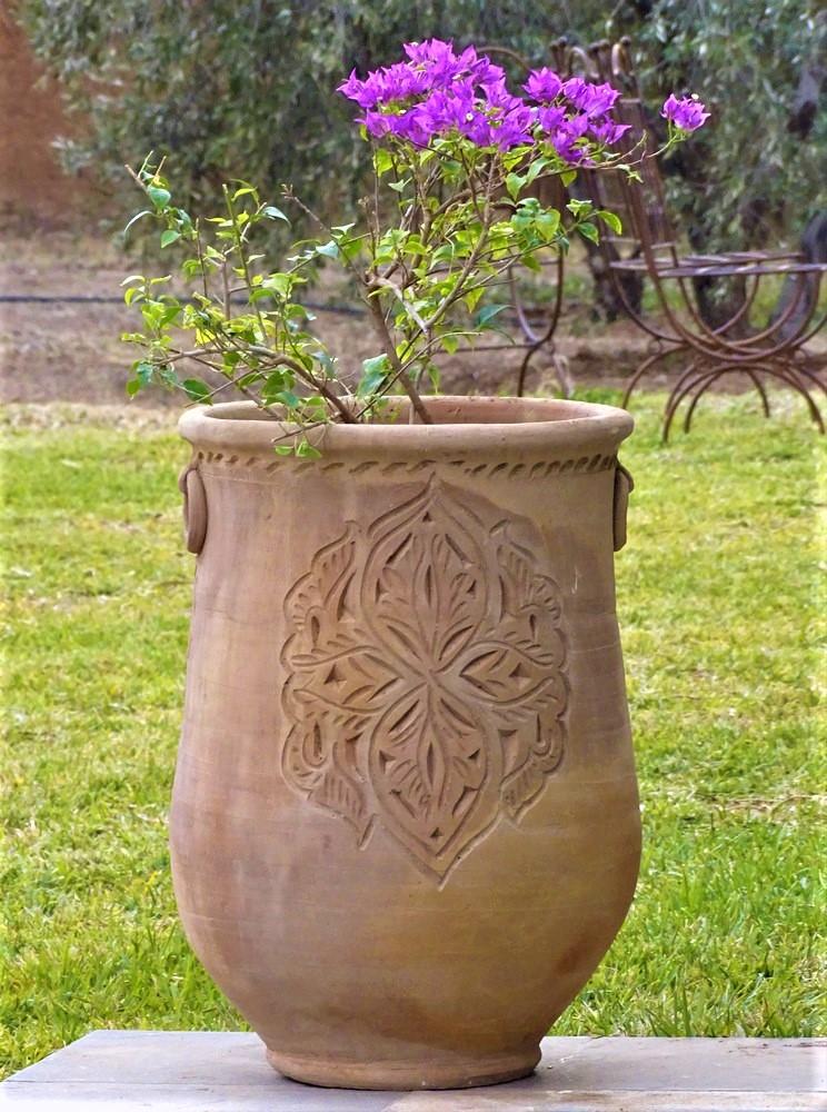 Terracotta vase Diameter 48 cm Height 70 cm 