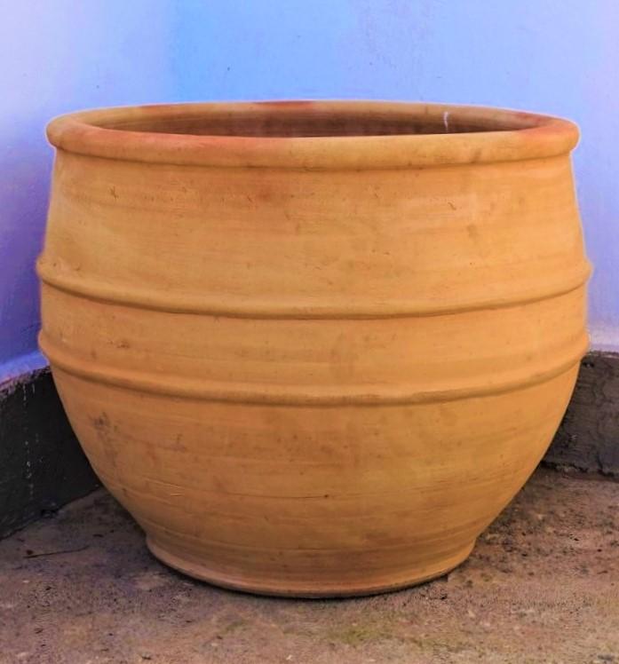 Terracotta vase Diameter 60 cm Height 50 cm 