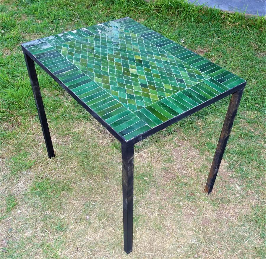 Zellige table dimensions 80x60 cm